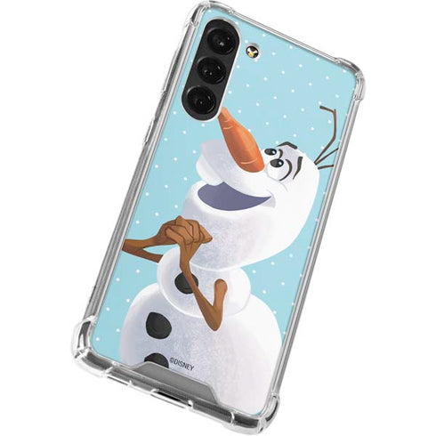 Disney Frozen Olaf Polka Dots Galaxy S24 FE Clear Case